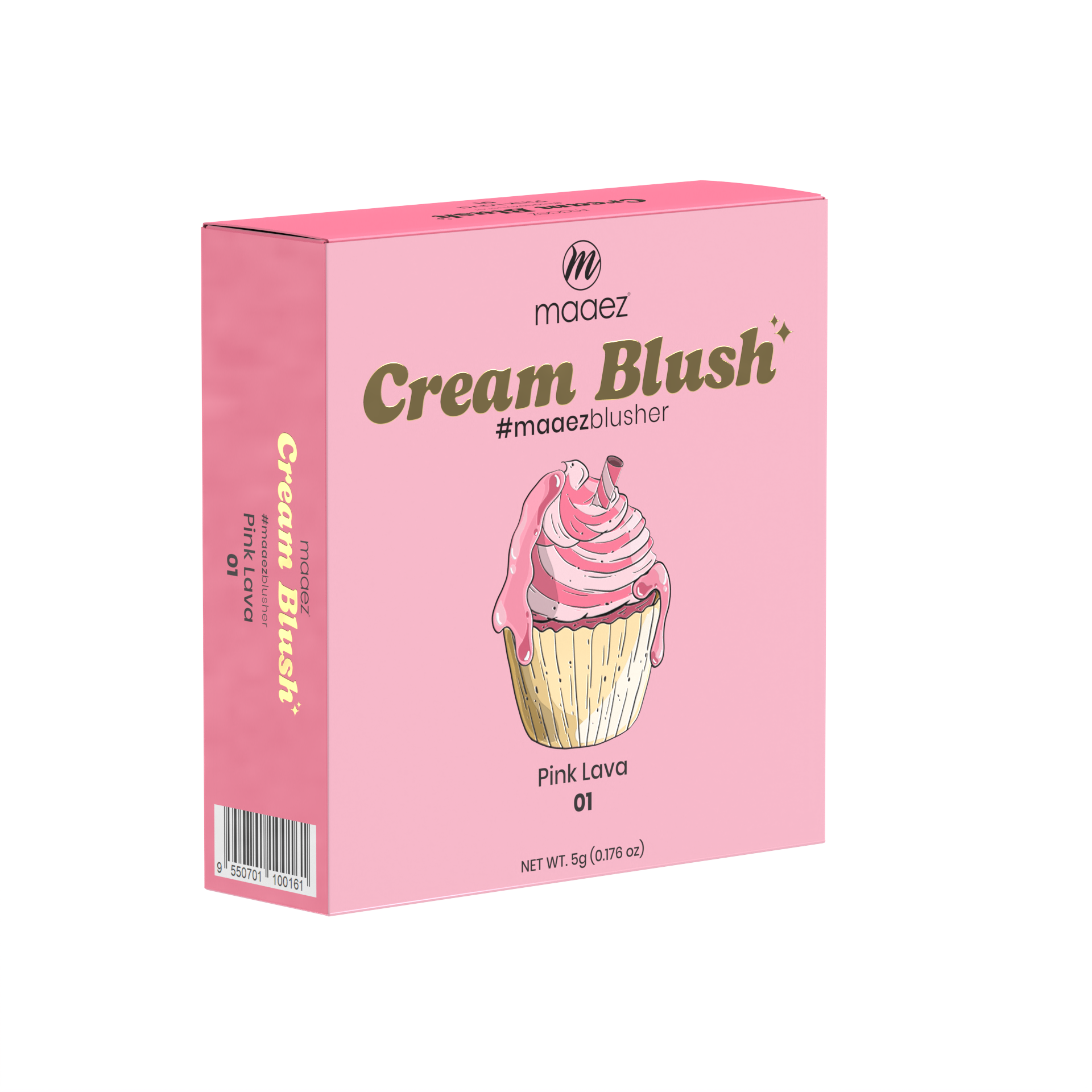 Maaez - Krim Pemerah Pipi (5g) | Cream Blush (5g) (Pink Lava)